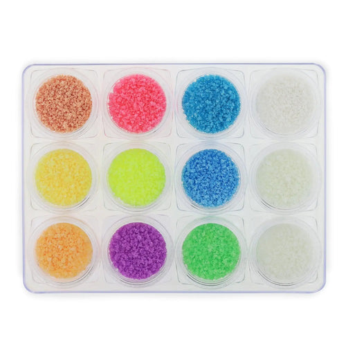 Set di Pigmenti Glitter Luminosi al Buio - NGS-001 - Grosso