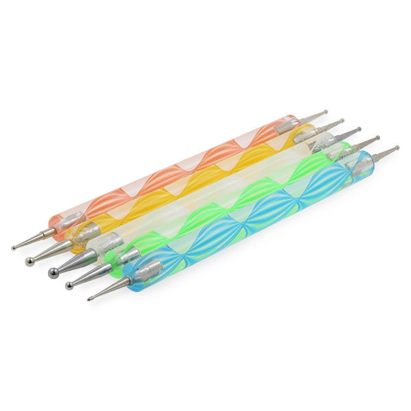 Set of 5 Multi-Coloured Dotting Tools