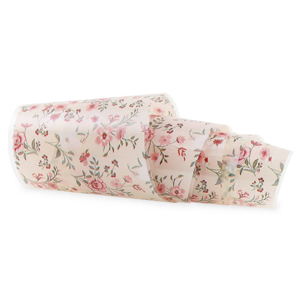 NF-048 Soft Pink Floral - Transfer Foil Strip