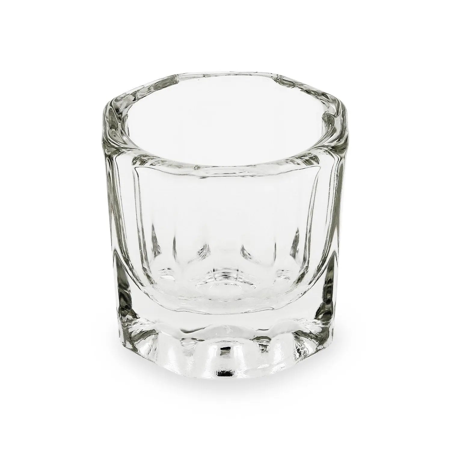 Crystal / Glass Dappen Dish - Octagonal Shape   Naio Nails