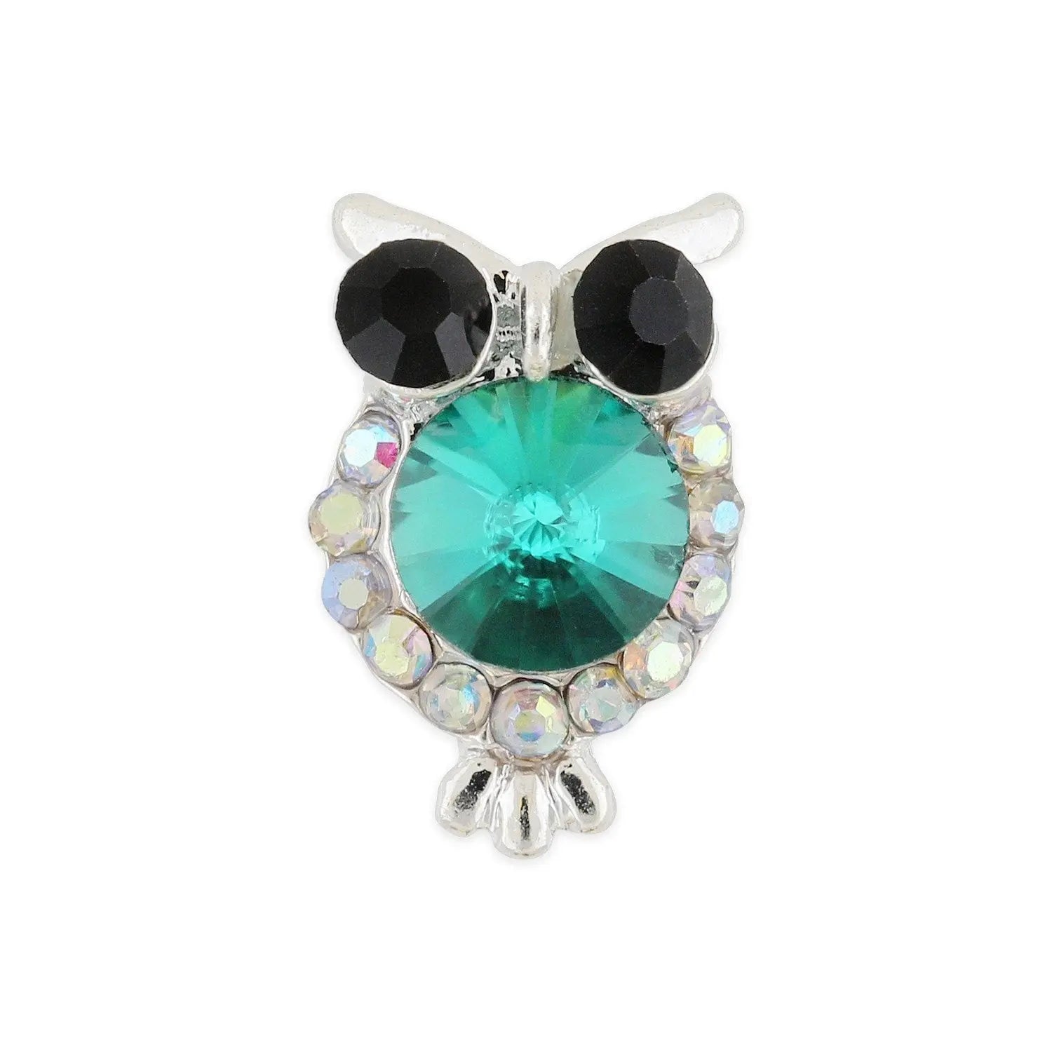 Pot of 10 Charms - Emerald Owl   Naio Nails