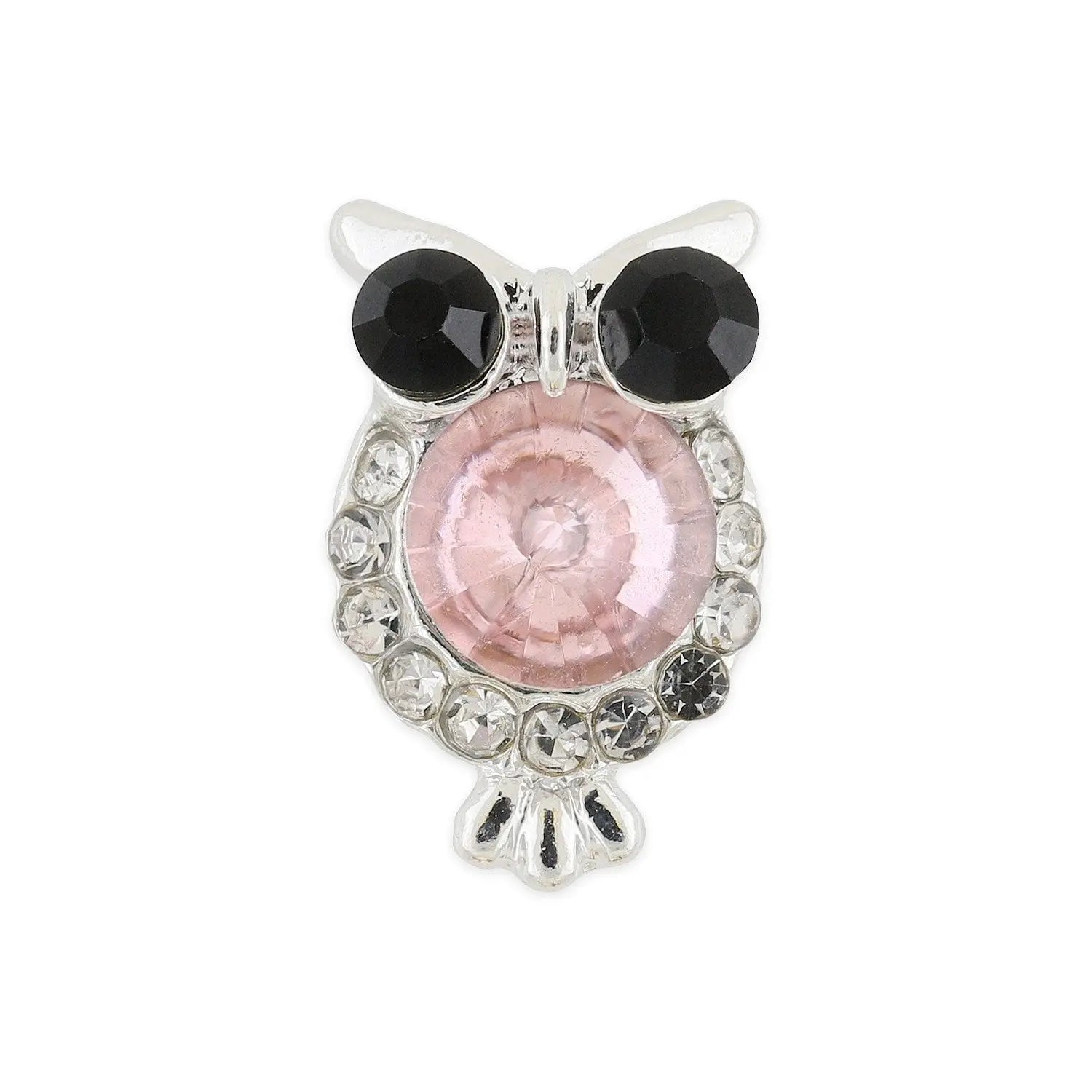 Pot of 10 Charms - Pink Owl   Naio Nails
