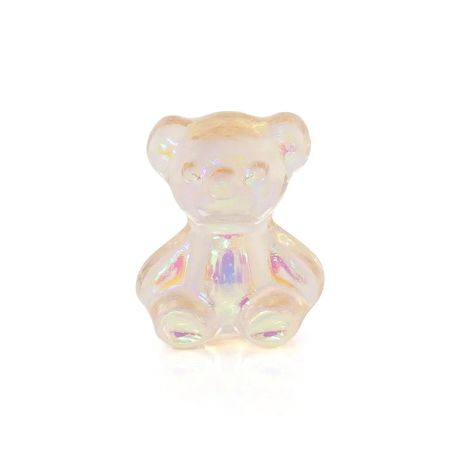 Pot of 5 Charms - Peach Teddybear   Naio Nails