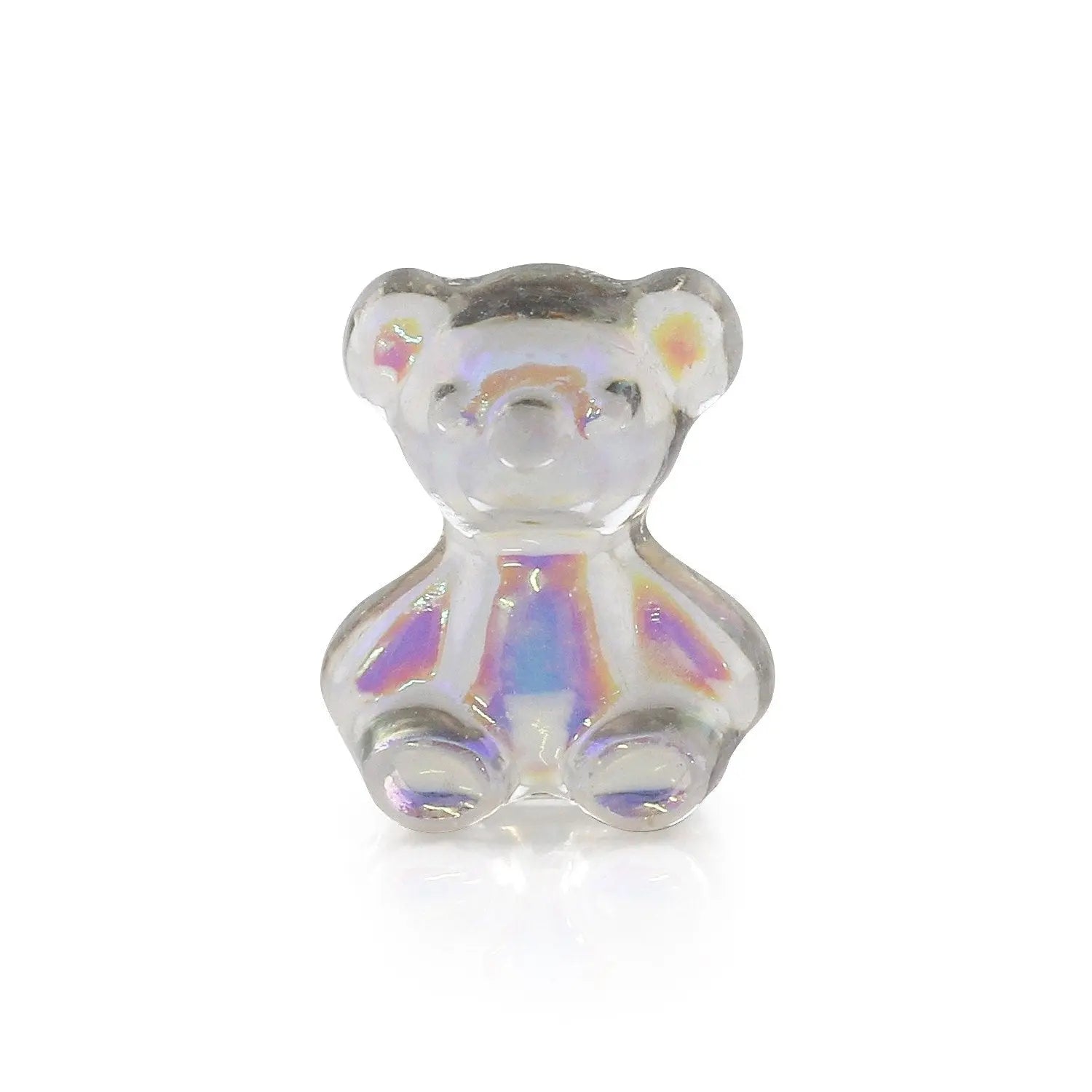 Pot of 5 Charms - Charcoal Teddybear   Naio Nails