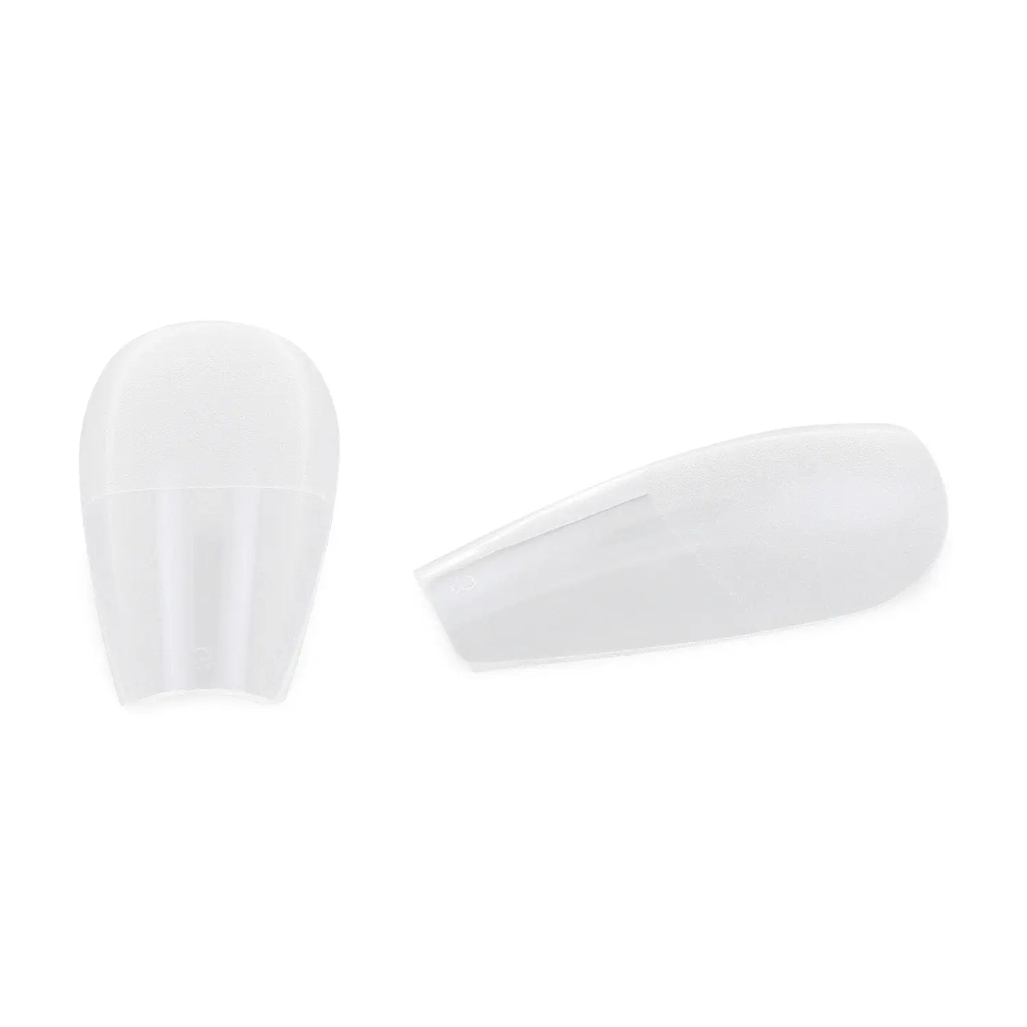 Full Cover Ballerina - Clear Nail Tips - 360 Tips   Naio Nails