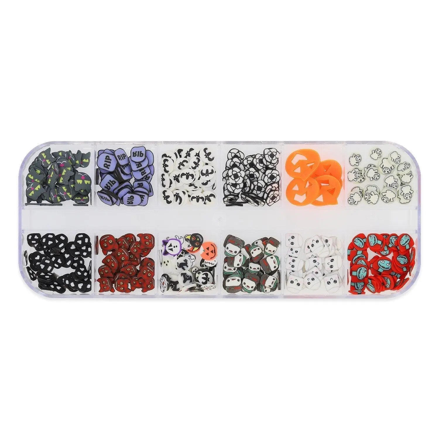 Halloween Fimo Slices - Various Designs - 003   Naio Nails