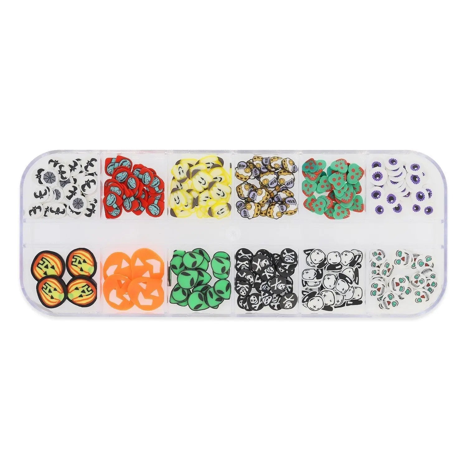 Halloween Fimo Slices - Various Designs - 004   Naio Nails