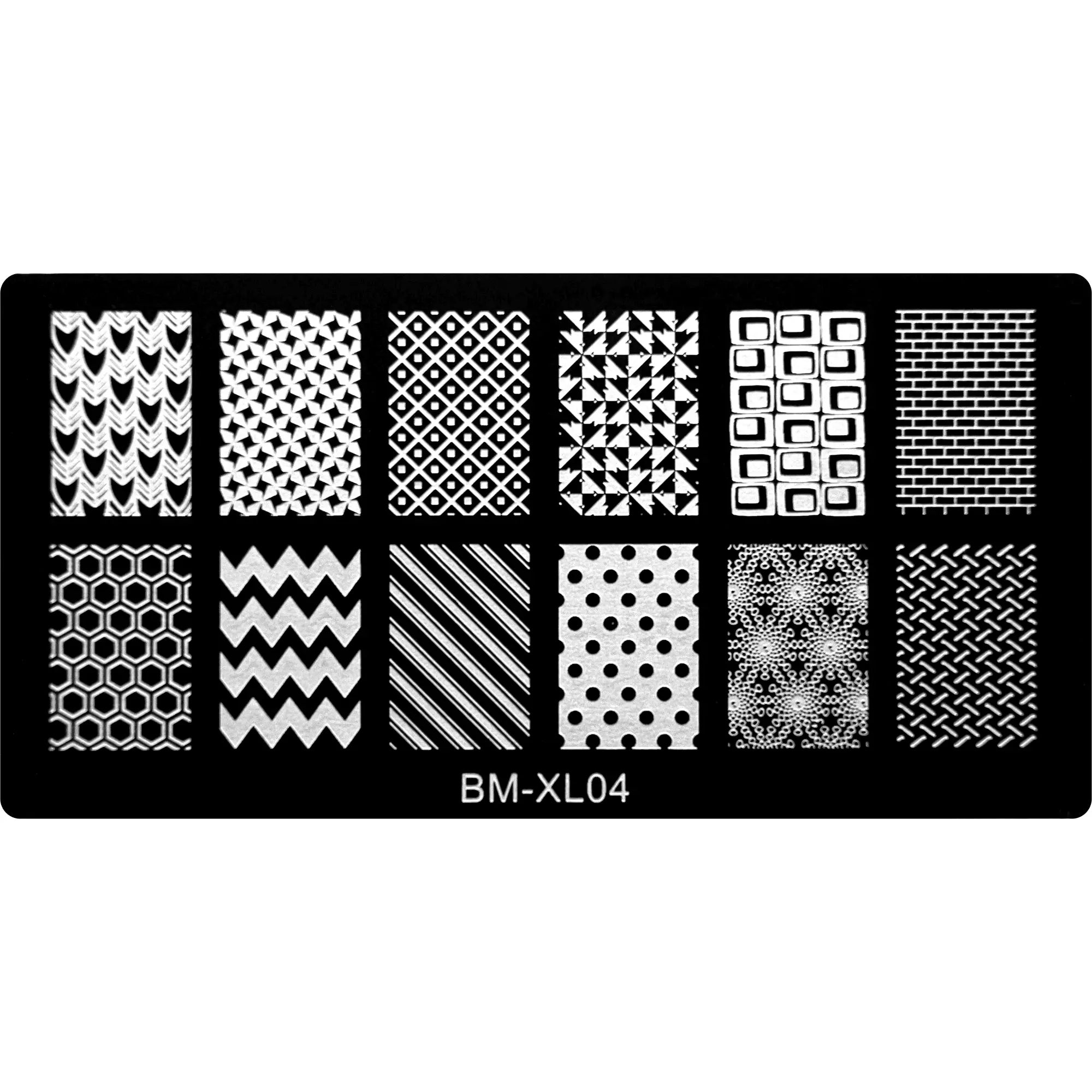 Stamping Plate - BM-XL04   Naio Nails