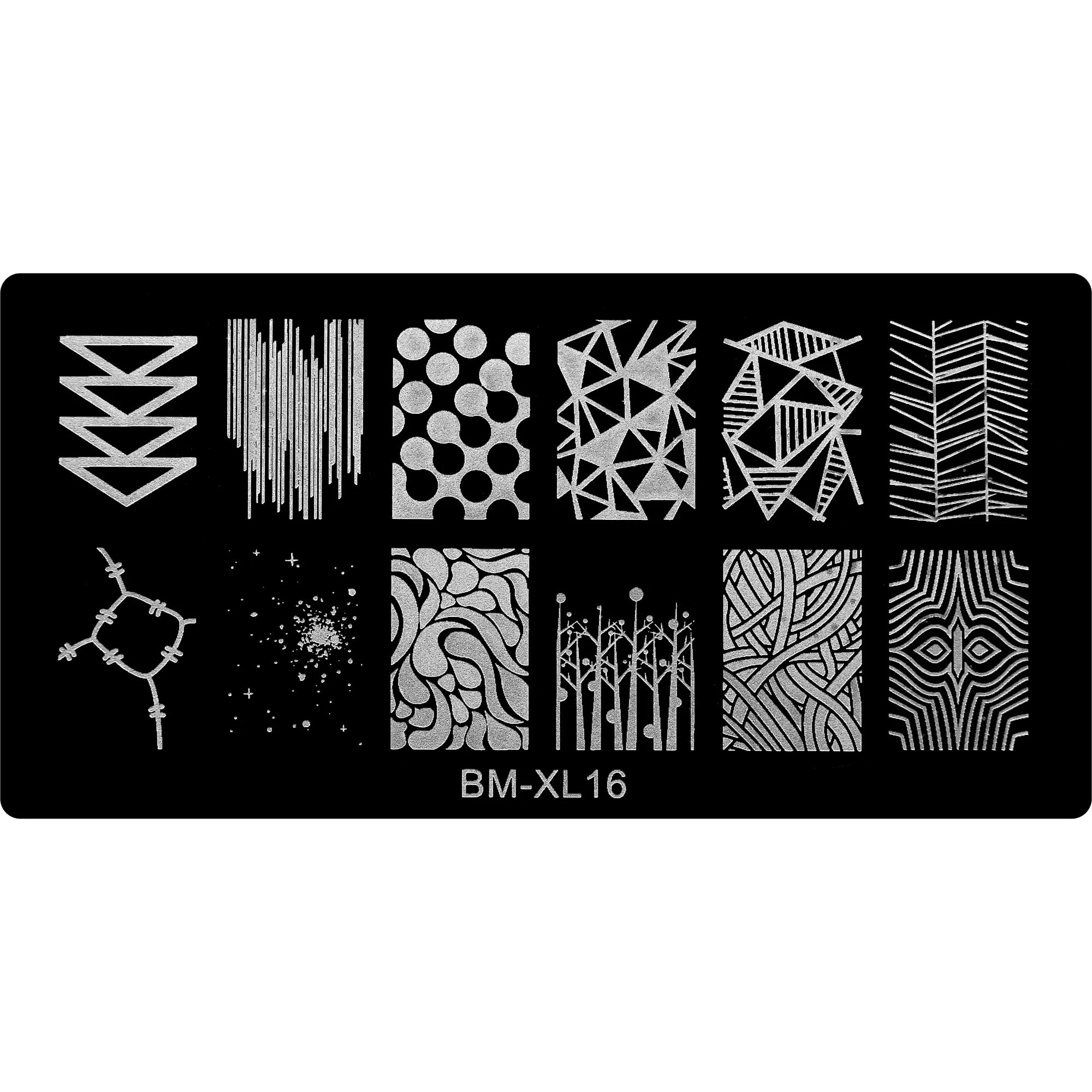 Stamping Plate - BM-XL16   Naio Nails