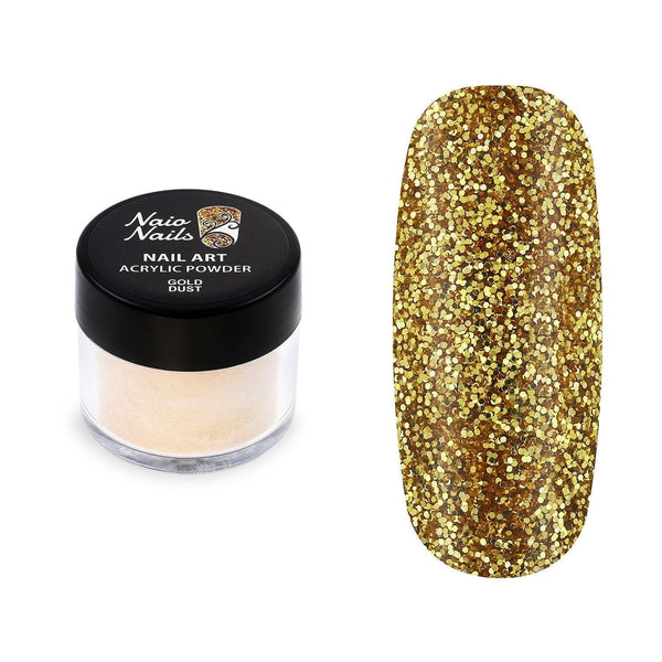 Poudre Acrylique Pailletée Gold Dust - 12g