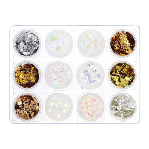 Set Glitter - NGS-012 - Mylar Iridescente e Metallico