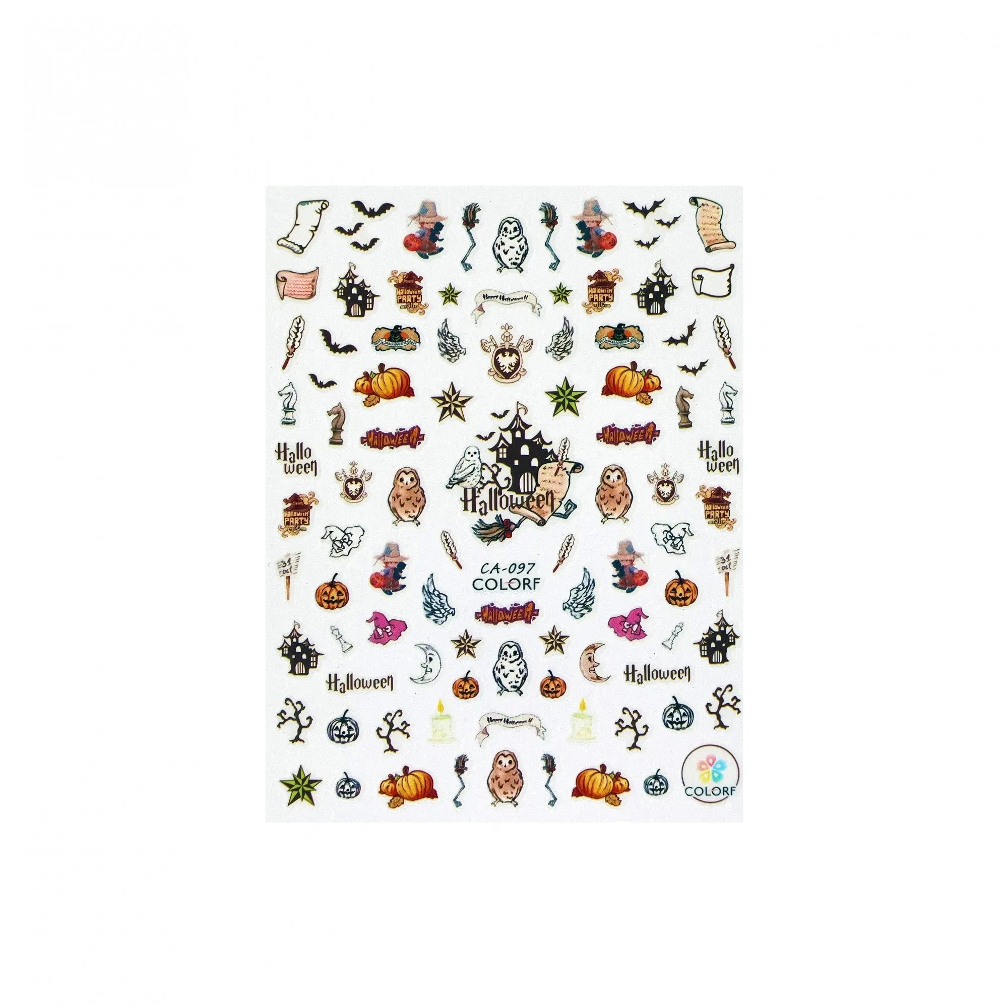 Halloween Stickers - Wizards Halloween   Naio Nails