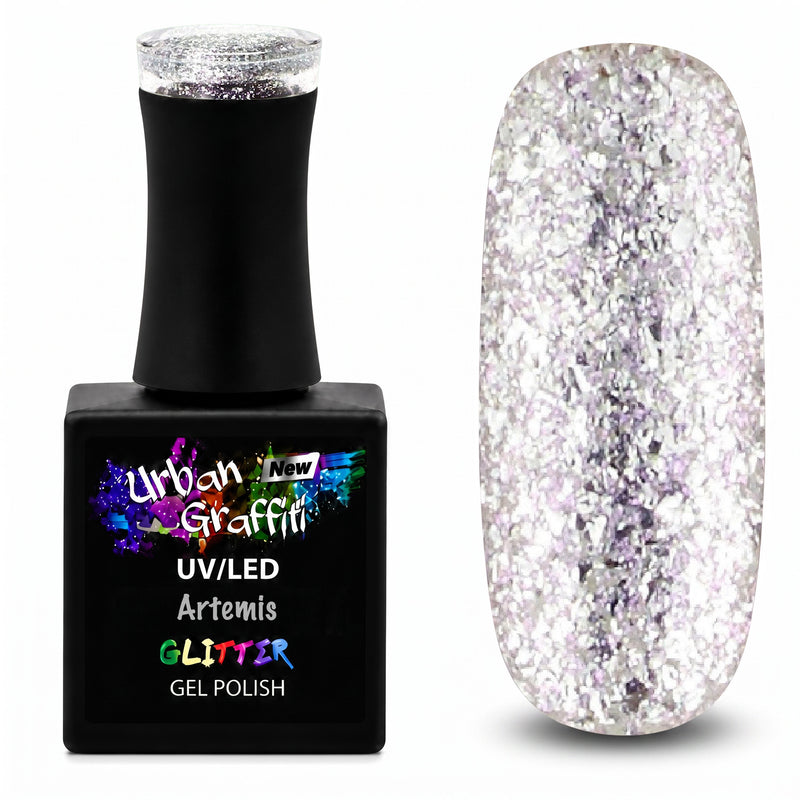 Artemis - UGGP-A0910 Smalto Gel Glitter Argento Urban Graffiti 15ml