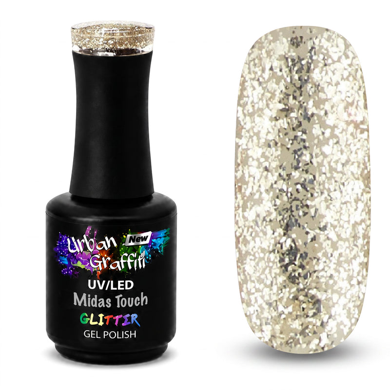 Midas Touch - UGGP-A0914 Smalto Gel Glitter Oro Urban Graffiti 15ml