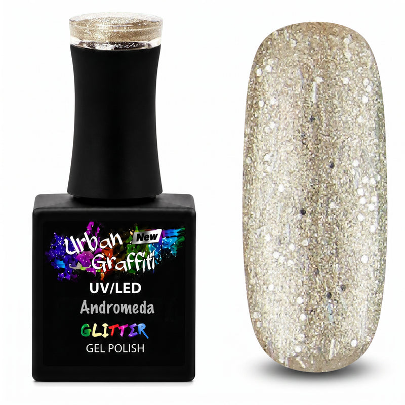 Andromeda - UGGP-A0919 Smalto Gel Urban Graffiti Oro Scintillante 15ml