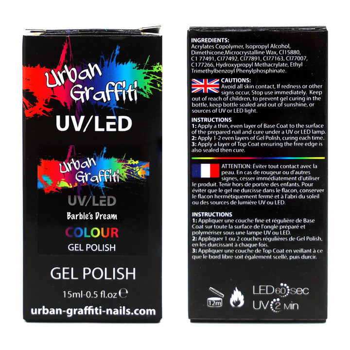 Barbie’s Dream - UGGP-A0452 Urban Graffiti Gel Polish 15ml   Naio Nails