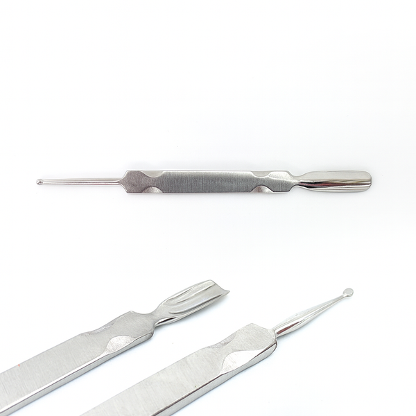 Double-Ended Stainless Steel Cuticle Pusher