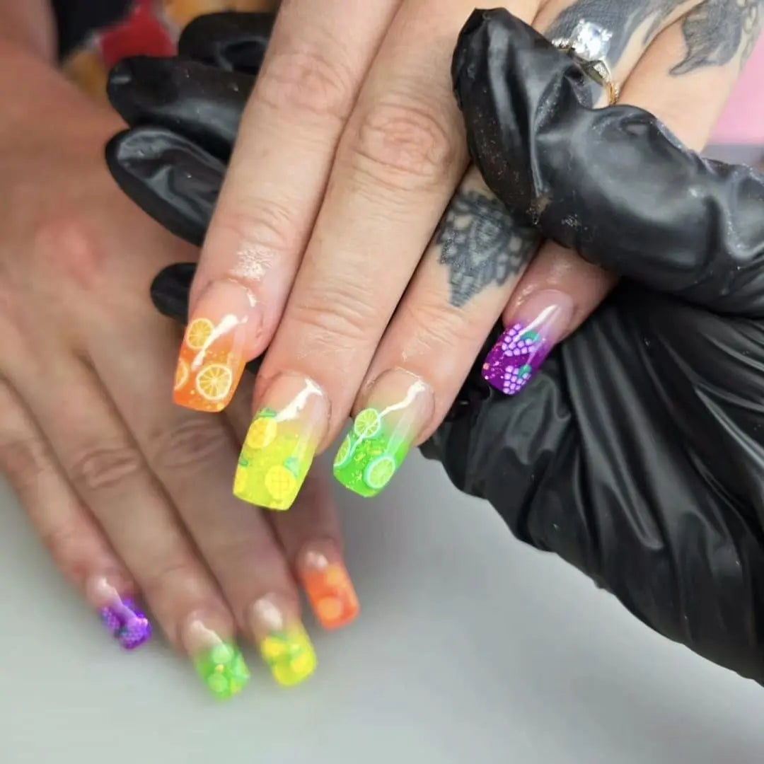 Vivid Violet Ultra Neon Acrylic Powder - 12g   Naio Nails
