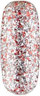 Apollo - UGGP-A0907 Urban Graffiti Rode en Zilveren Glitter Gel Nagellak 15ml