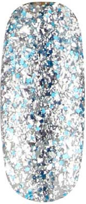 Cinders Slippers - UGGP-A0908 Urban Graffiti Zilver en Blauwe Glitter Lak 15ml