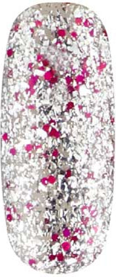 Dansvloer - UGGP-A0909 Roze en Zilveren Glitter Gel Nagellak Urban Graffiti 15ml