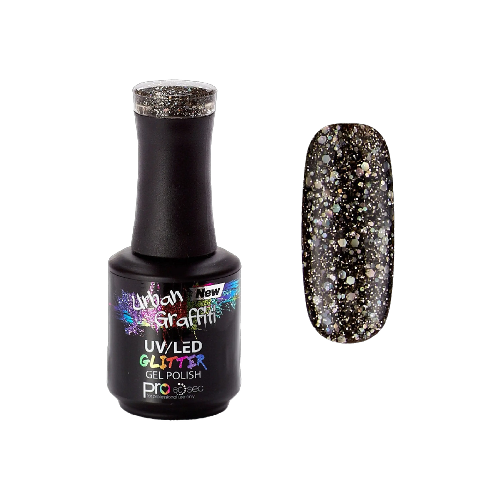 Glitz and Glam - UGGP-A0829 Urban Graffiti Gel Polish 15ml   Naio Nails