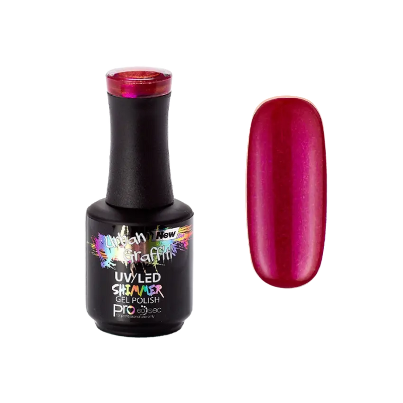 Sprankelende Cranberry - UGGP-A0070 Urban Graffiti Gel Polish 15ml